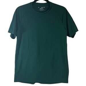 Under Armour Hunter Green Crew Neck Short Sleeve T-Shirt Reg Size S
